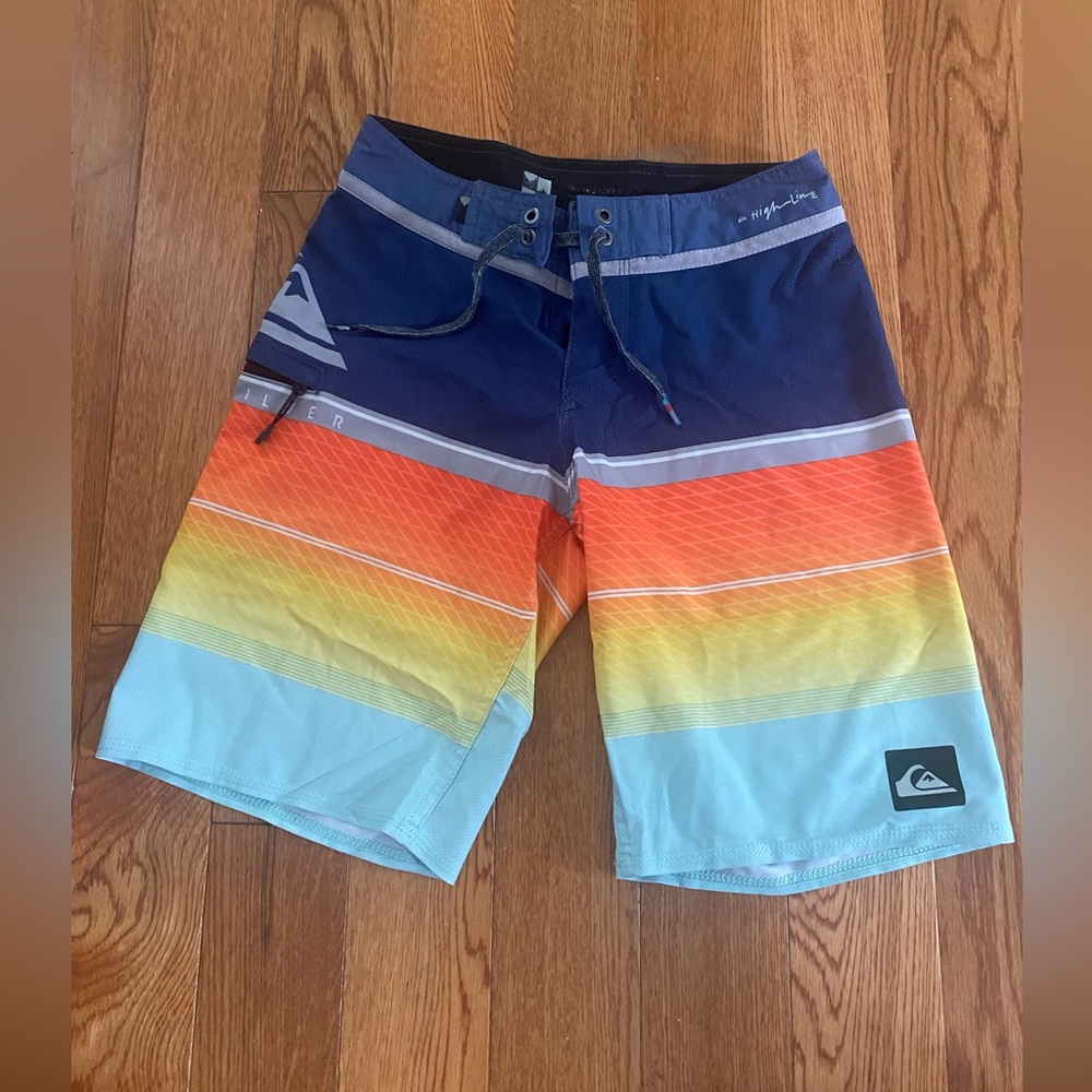 Quicksilver brand boy’s bathing suit.